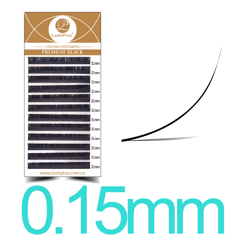 0.15mm Classic Lash Trays — C/C+/D/D+ Curl