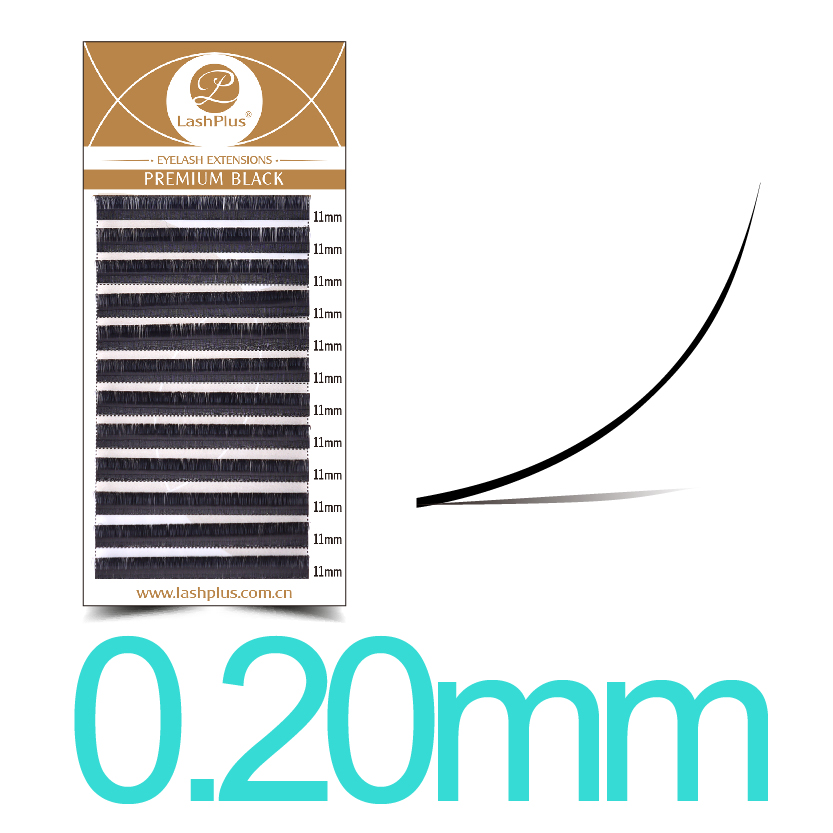 0.20mm Classic Lash Trays — C/C+/D Curl