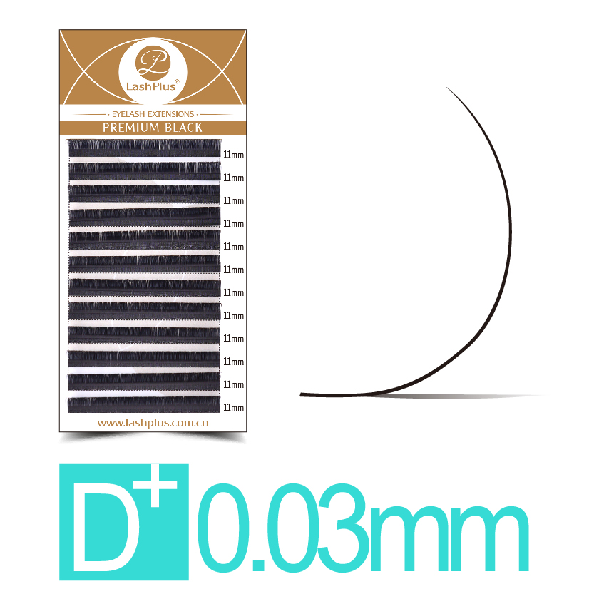 0.03mm D+ Curl Mega Volume Lash Tray