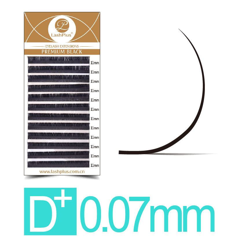 0.07mm D+ Curl Volume Lash Tray